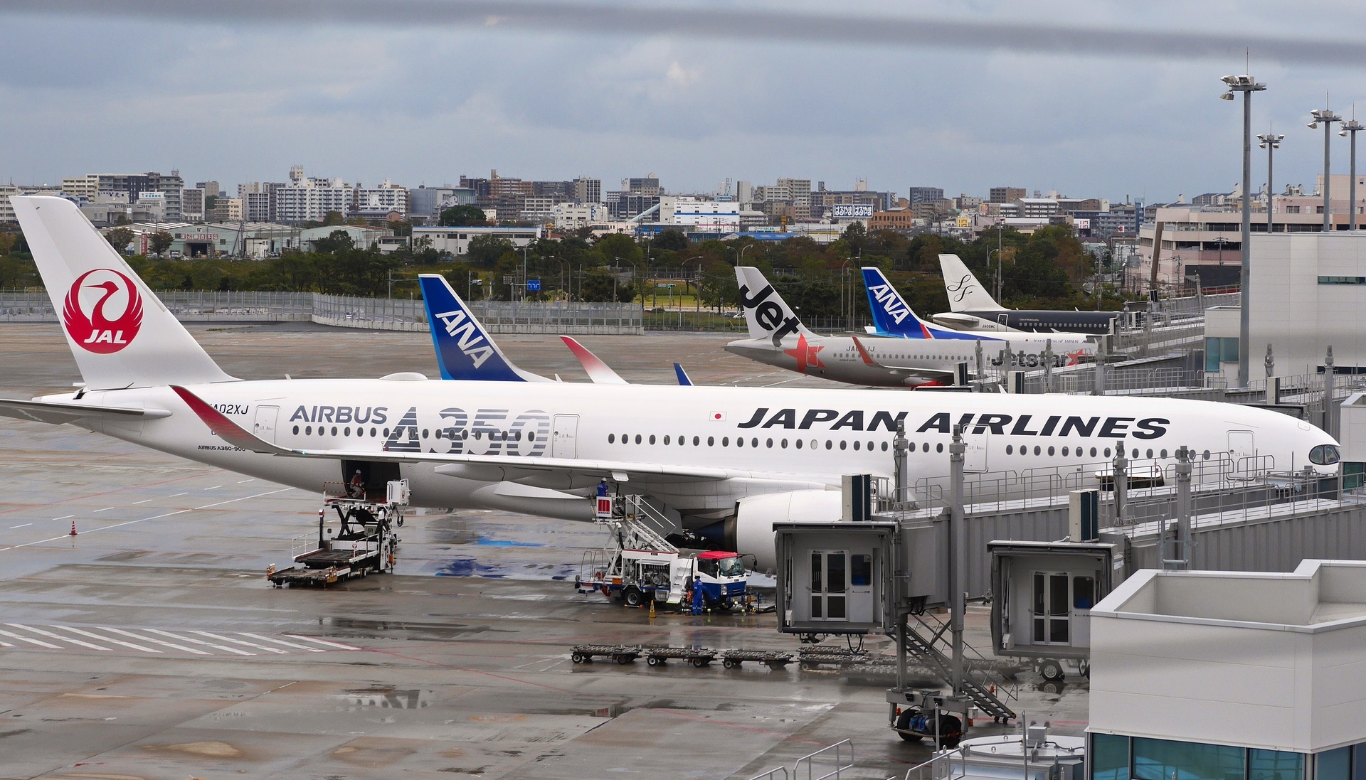 Jal エアバスa350 2号機 に遭遇 福岡空港 Sky Traveler Sfcまでは何万マイル